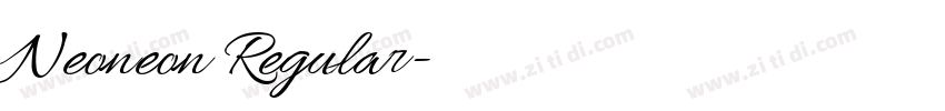 Neoneon Regular字体转换 Neoneon Regular字体转换